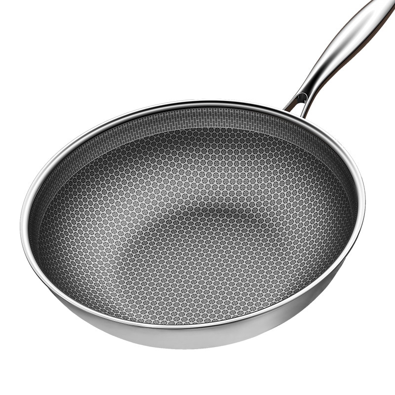 304 Stainless Steel Pan Nonstick Pan Omelette Steak Frying Pancake Pan
